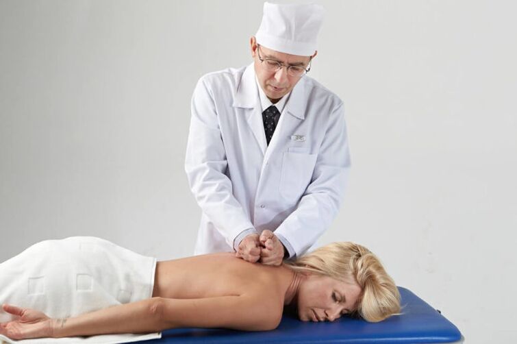 Zervikale Osteochondrose -Massage